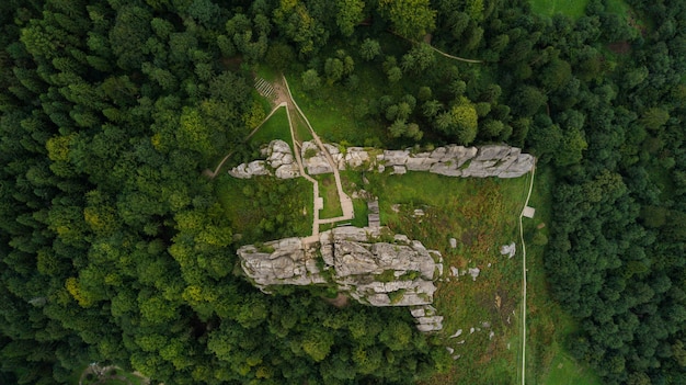 Tustan Rocks from Above – Free Download Free Stock Photo