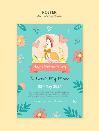 Creative Mother’s Day Template Design â Free Download