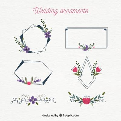 Wedding Ornaments Collection for Decoration – Free Download