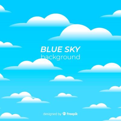 Flat Sky Background – Free Download, Free Stock Photo