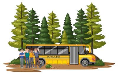 Explore the School Trip to the Forest – Free Download