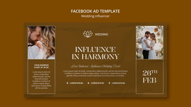 Wedding Influencer Template Design – Free Download