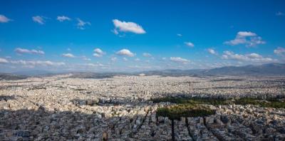 Aerial Panoramic View of Athens City from Lycabettus Hill – Free Stock Photo for Download