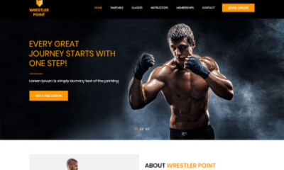 Design Shopify Wrestling Wears Store: Knee Pads, Trisuit, Gym Wear & Sport Website