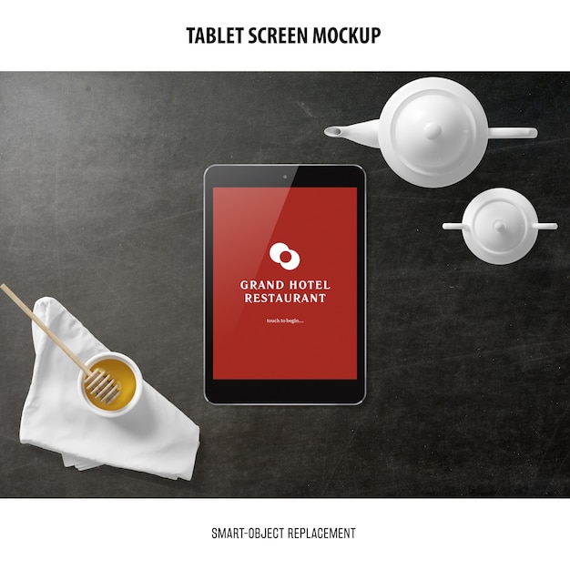 Tablet Screen Mockup – Free Download, Free Stock Photo