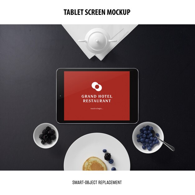 Tablet Screen Mockup – Free Download, Free Stock Photo