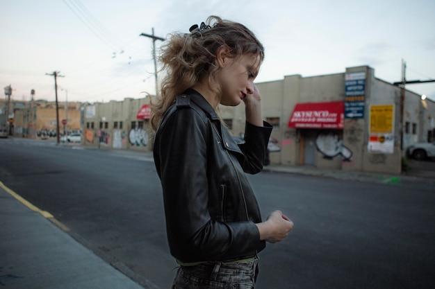 Caucasian Punk Female with Attitude Outdoors – Free Stock Photo, Download for Free