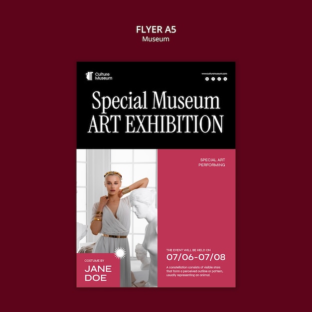 Museum Template Design – Free Download