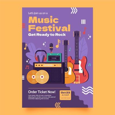 Music Festival Template Design – Free to Download