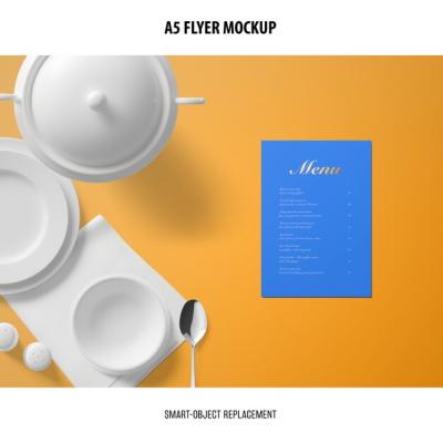 A5 Flyer Mockup – Free Download | Download Free Stock Photo