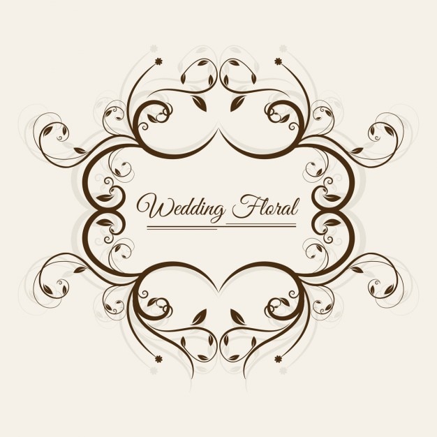 Wedding Floral Frame – Free Download