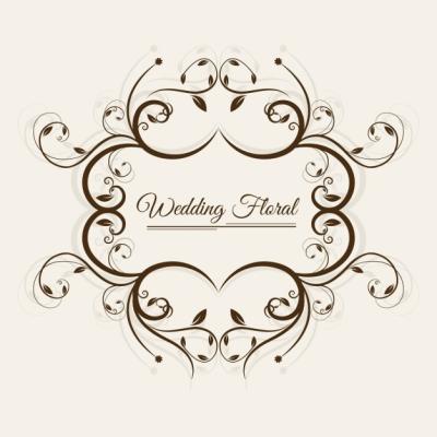 Wedding Floral Frame – Free Download