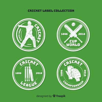 Cricket Label Set – Free Download