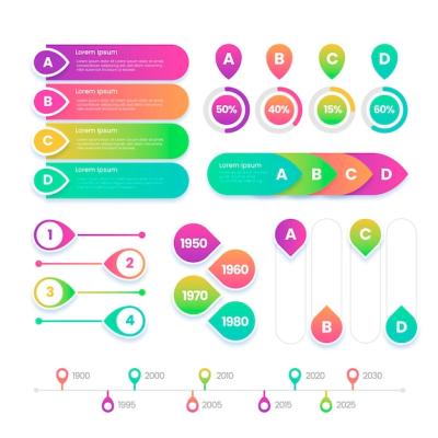 Realistic Infographic Element Collection – Download Free Stock Photos