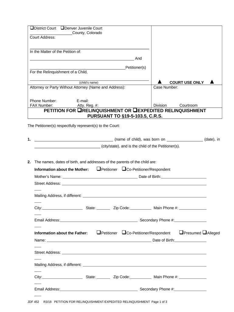 Colorado child custody laws for unmarried parents Fill out sign 