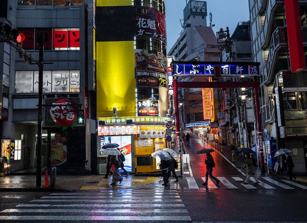 Explore Urban Landscape Street Scenes in Japan – Free Download