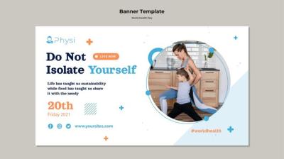 World Health Day Banner Template – Free Download, Free Stock Photo