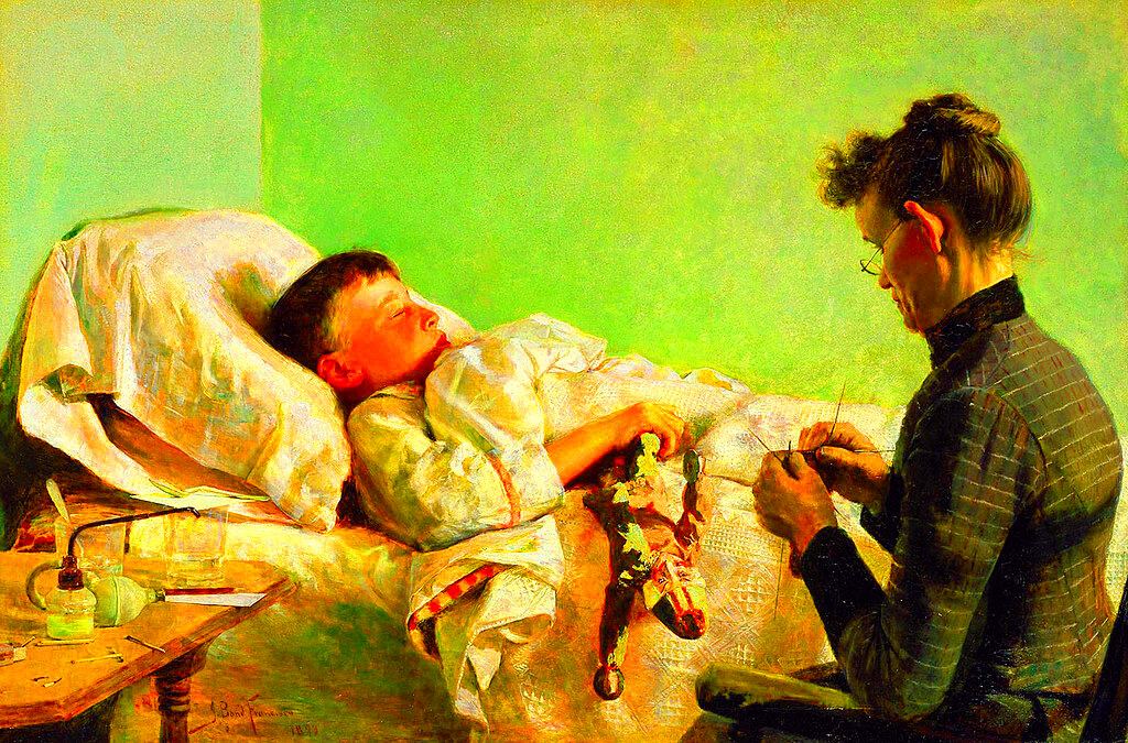 J Bond Francisco The Sick Child 1893 In The Sick Child Flickr