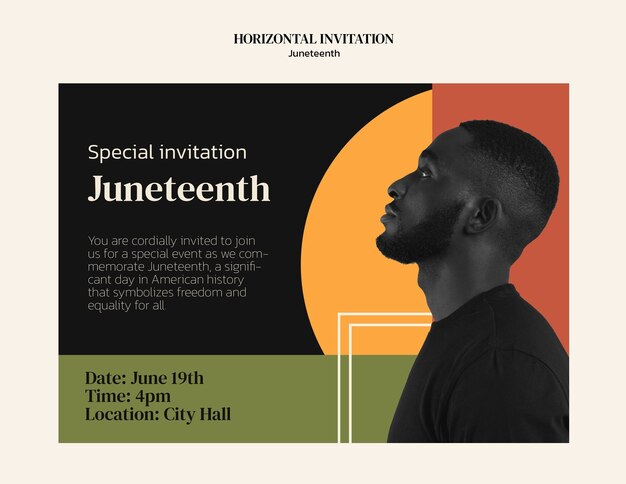 Juneteenth Freedom Celebration Template – Free Download for Stunning Designs