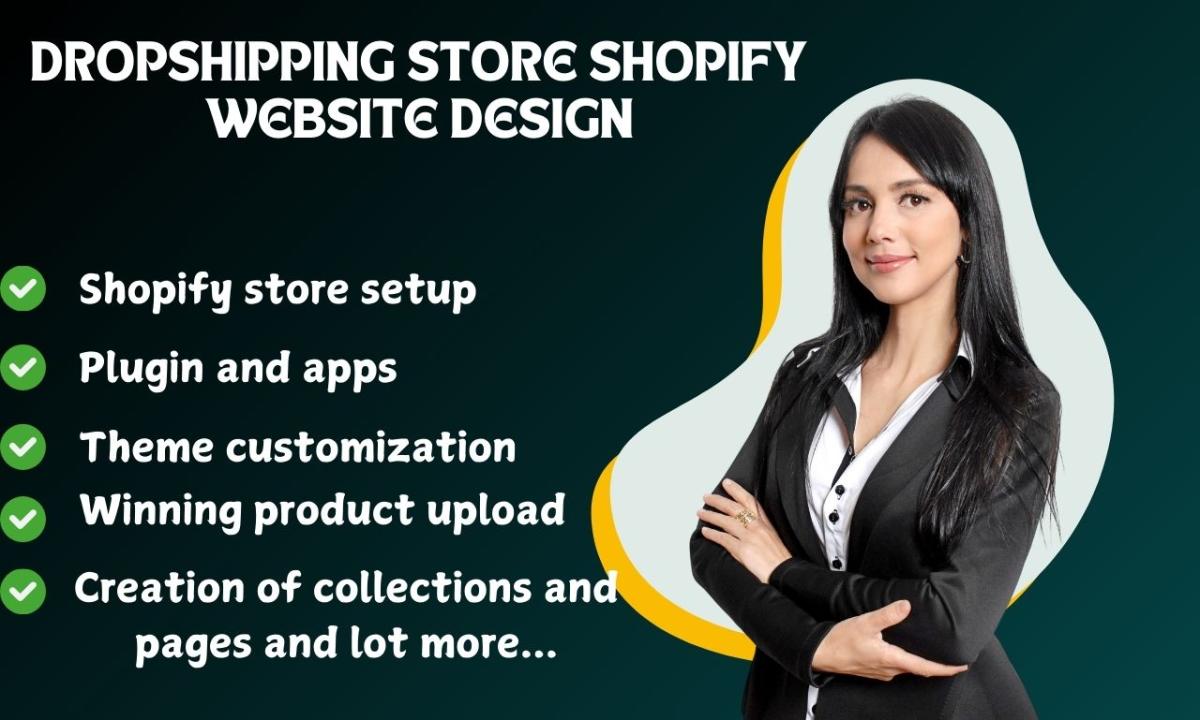 I Will Create Shopify Dropshipping Store | Shopify Website Design