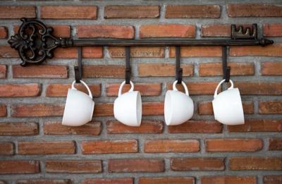 Porcelain Cups Hanging – Free to Download Stock Photo