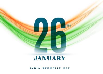 Creative Indian Flag Card for 26th January Republic Day – Free Download