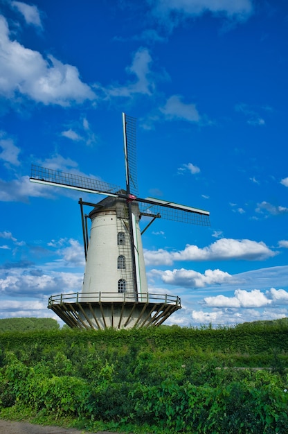 Fauconniersmolen Windmill in Ghent, Belgium – Free Stock Photo for Download