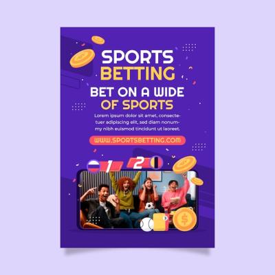 Flat Design Sports Betting Template – Free Download