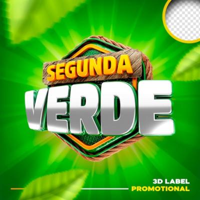 3D Render Logo of Vegetable Monday Retail Segunda Verde in Brazil – Free Download