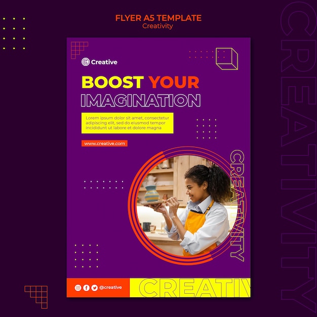 Creative and Imaginative Flyer Design Template – Free Download