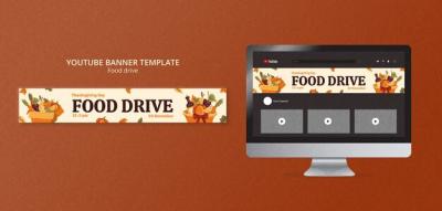 Food Drive Template Design – Free Download