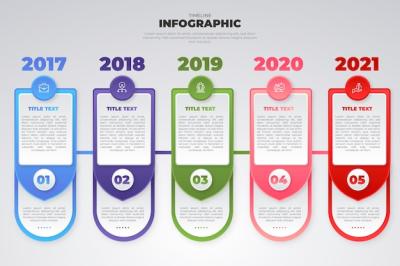 Gradient Timeline Graphics Template – Free Download