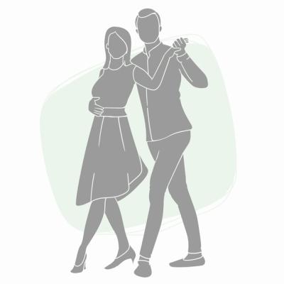 Hand Drawn Dancer Silhouette – Free Download