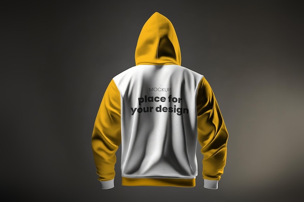 Complete Hoodie Mockup Back – Free Stock Photo Download