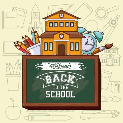 Back to School Vector Templates – Free Download