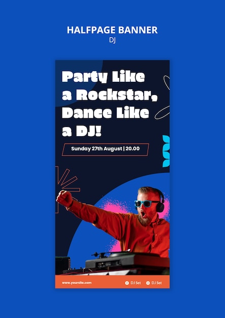 Dj Template Design – Free Stock Photo Download