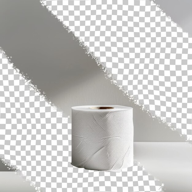 A Roll of Toilet Paper on the Floor with a White Background – Free Stock Photo for Download