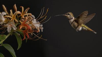 A Dynamic Image of a Hummingbird Hovering – Free Download