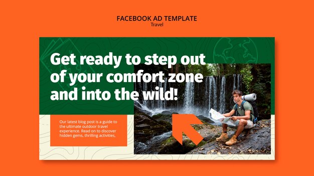 Travel Facebook Ad Template – Free Download