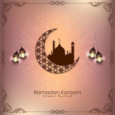 Ramadan Kareem Festival Background Design Vector – Free Download