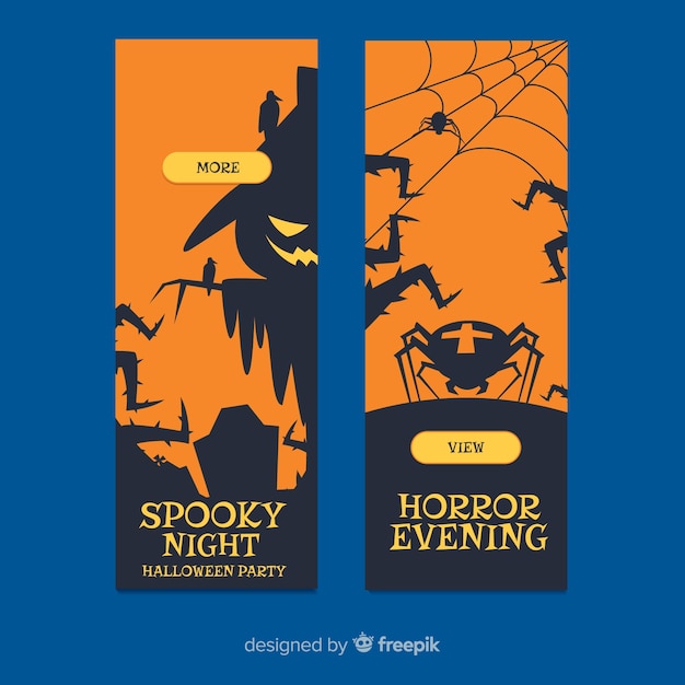 Creative Halloween Banner Concept – Free Download