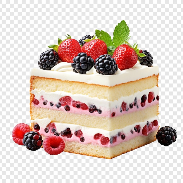 Delicious Vanilla Cake Decorated with Berries – Free Stock Photo, Download for Free