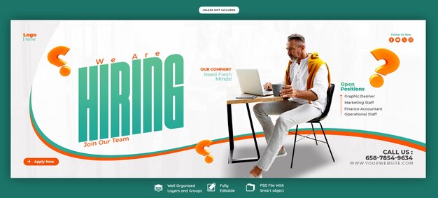 Job Vacancy Facebook Cover Banner Template â Free Download