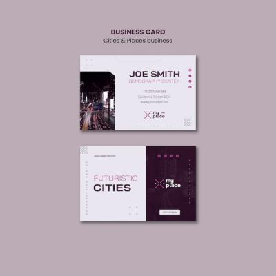 Explore Flat Design Cities and Places Template – Free to Download