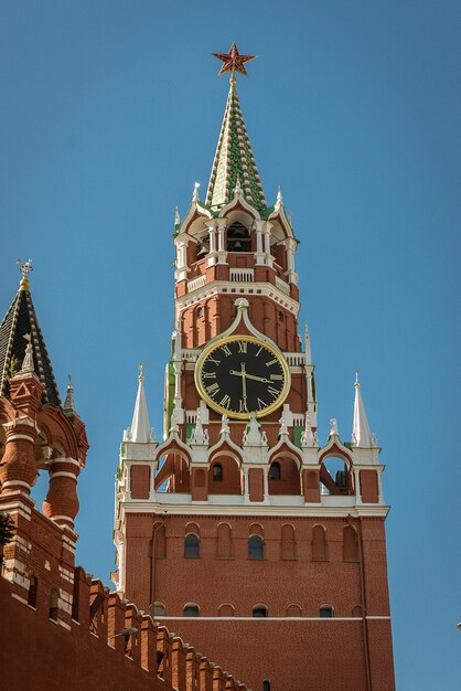 The Saviour Spasskaya Tower of Moscow Kremlin, Russia – Free Stock Photo for Download