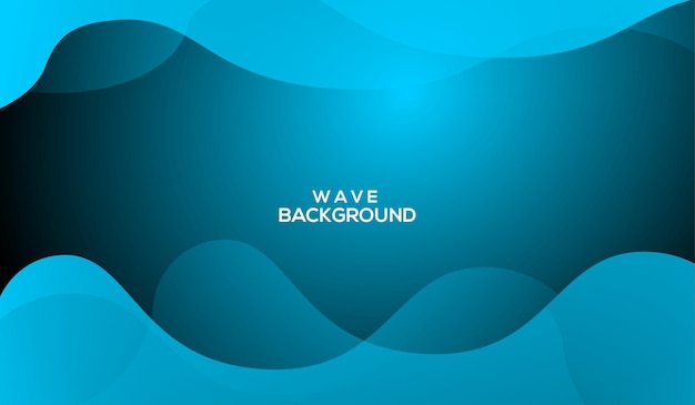 Wavy Background with Space Gradient – Free Download