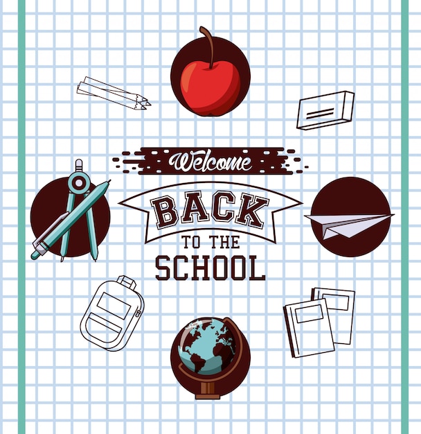 Back to School Vector Templates – Free Download