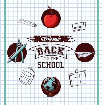 Back to School Vector Templates – Free Download