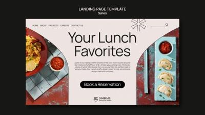 Sales Discount Landing Page Template – Free Download