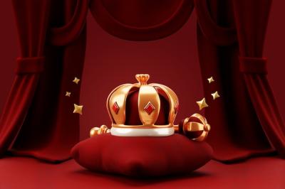 Crown on Pillow Monarchy Still Life – Free Download Stock Photo